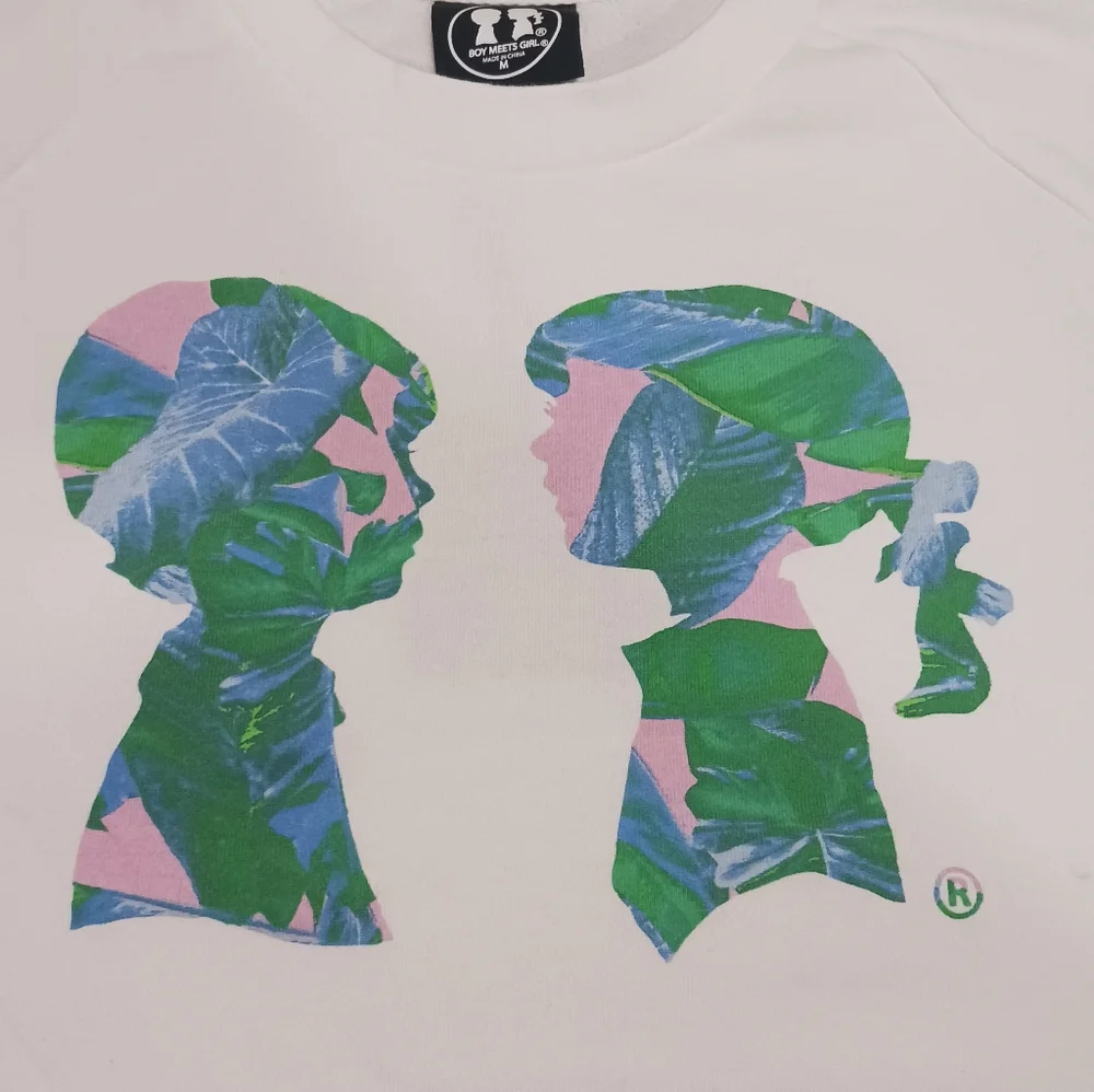 Boy Meets Giel Silhouette Sweatshirt Palm - Picture 2 of 9